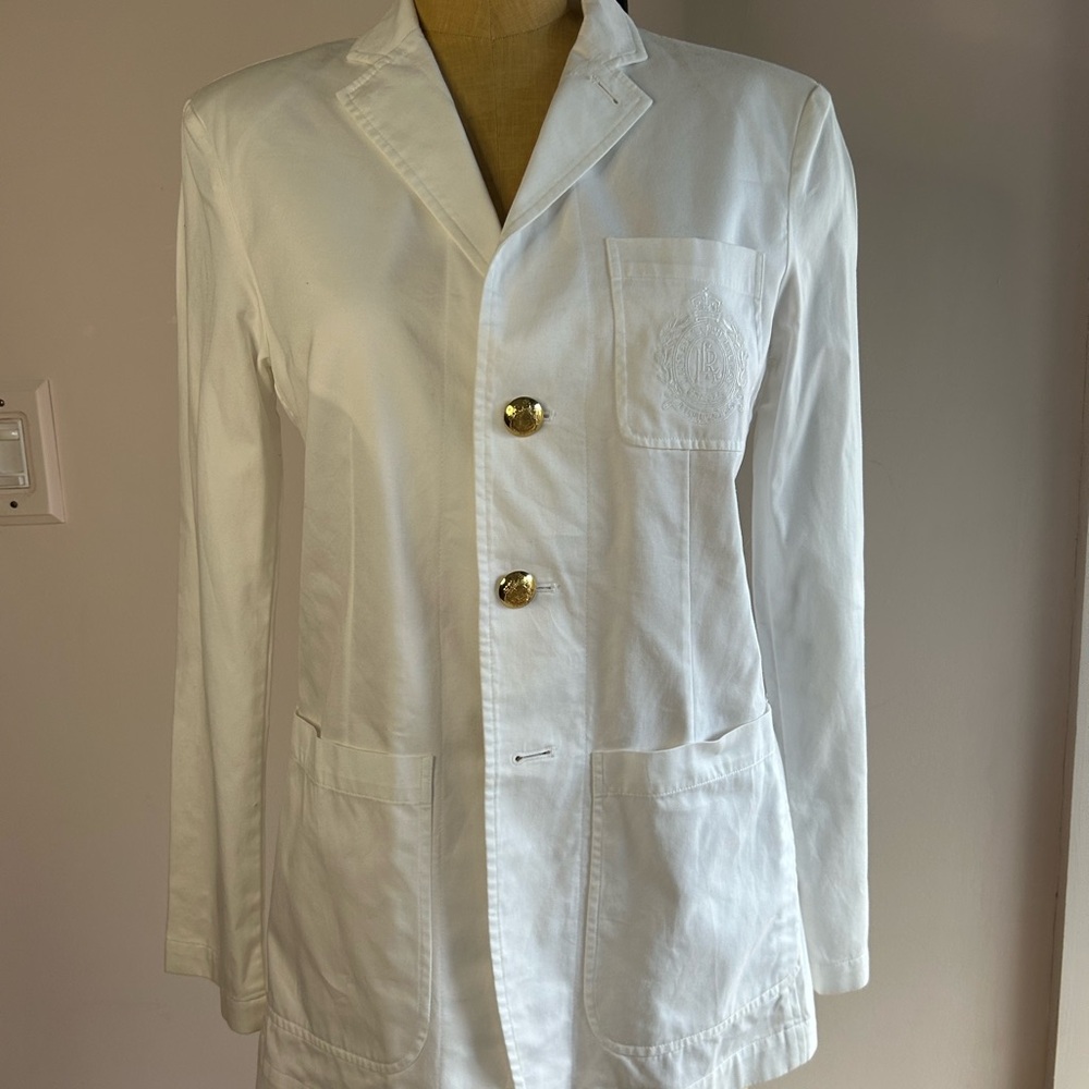 White Ralph Lauren BLAZER Size S